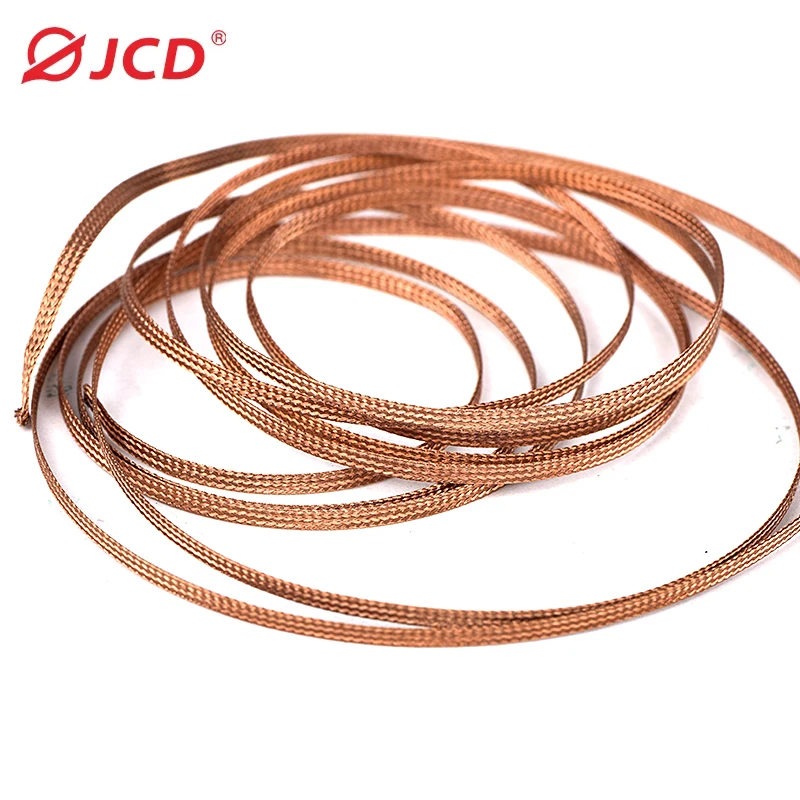 JCD Soldering Wick Wire 2.0MM Width 1.5 Meter Length Desoldering Braid Welding Solder Repair Work Tools Lead Tin Wires Cord Flux Soldering Wire Desoldering Braid Soldering Tin Wire Solder Remover
