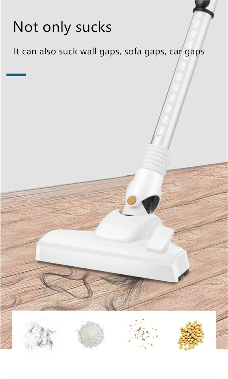 The latest multi-brush head vacuum cleaner automatic vertical handheld wireless fast charging vacuum cleaner household car vacuu