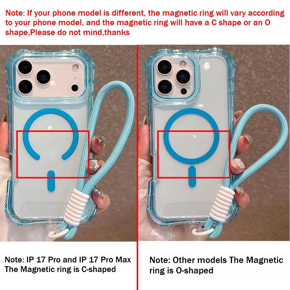Armor 3IN1 PC TPU Magnetic Charging Clear Case for iPhone 17 Pro Max - Package Contents