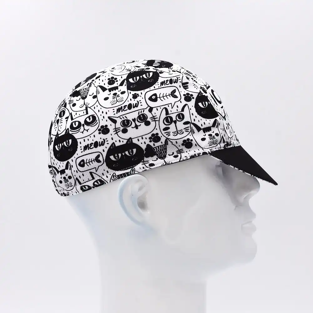 New CLassical Cat Funny Cycling Caps Breathable Unisex Gorra Ciclismo JIASHUO 5