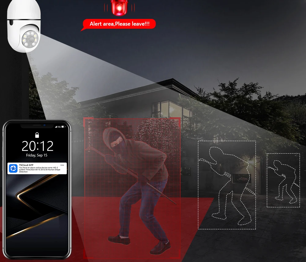 Рисунок 4 - Камера видеонаблюдения Movols с лампочками и Wi-Fi