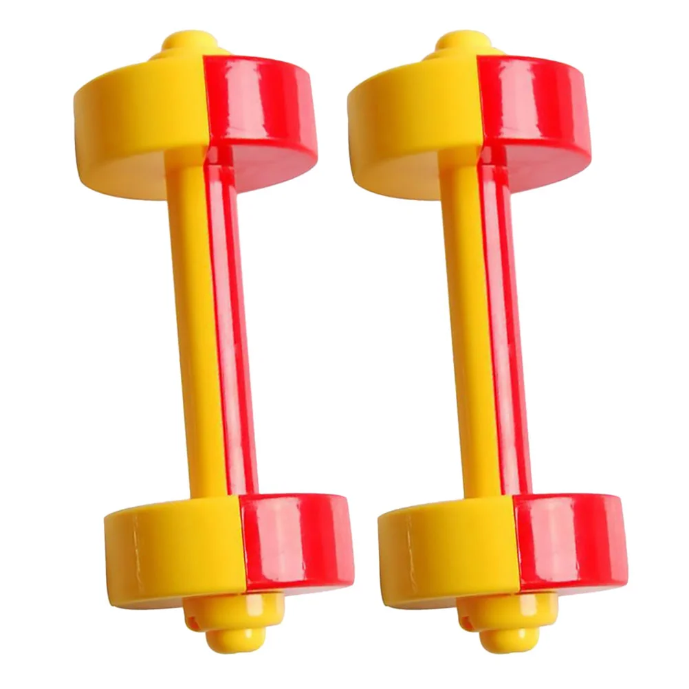 

Children Dumbbell Toy Plastic Dumbbell Toy Fitness Weight Lifting Dumbbell Gymnastic Equipment Props Early Toddler Toys For Kids