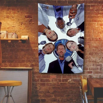 House The Doctor Arazzo TV classica Decorazioni per la casa Rivestimenti da parete per camera da letto Dormitorio Soggiorno Sfondo di stoffa Regalo per i fan 1