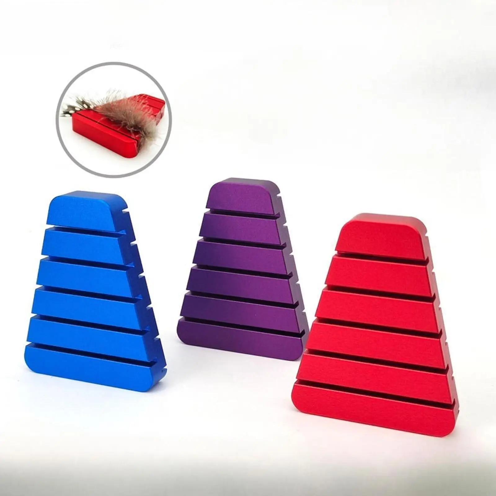 Feather Folding Block Fly Tying Gear Professional Fly Fishing Accessories Metal Aluminum Fly Lure Making CDC duck feathers Feather Folding Block Fly Tying Gear Professional Fly Fishing Accessories Metal Aluminum Fly Lure Making CDC duck feathers