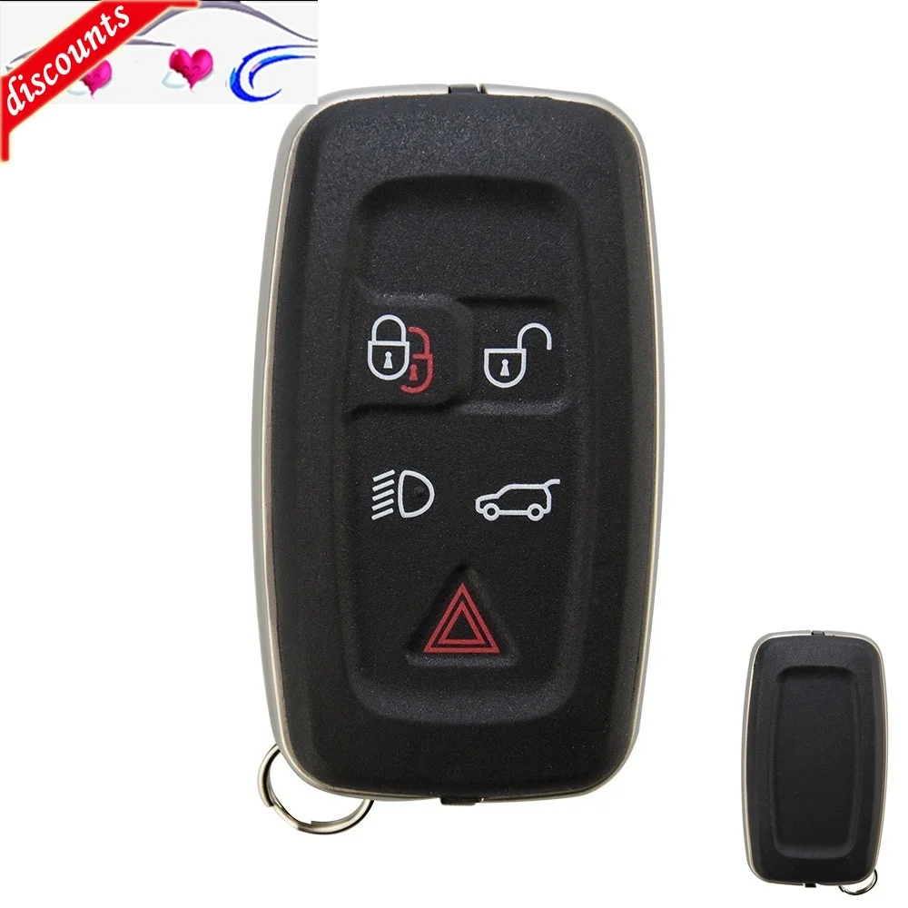 For Land Rover Discovery 4 Sport Freelander Car Key Shell Smart Remote Fob Cover Case Key 5 Button Keyless Entry Accessorie