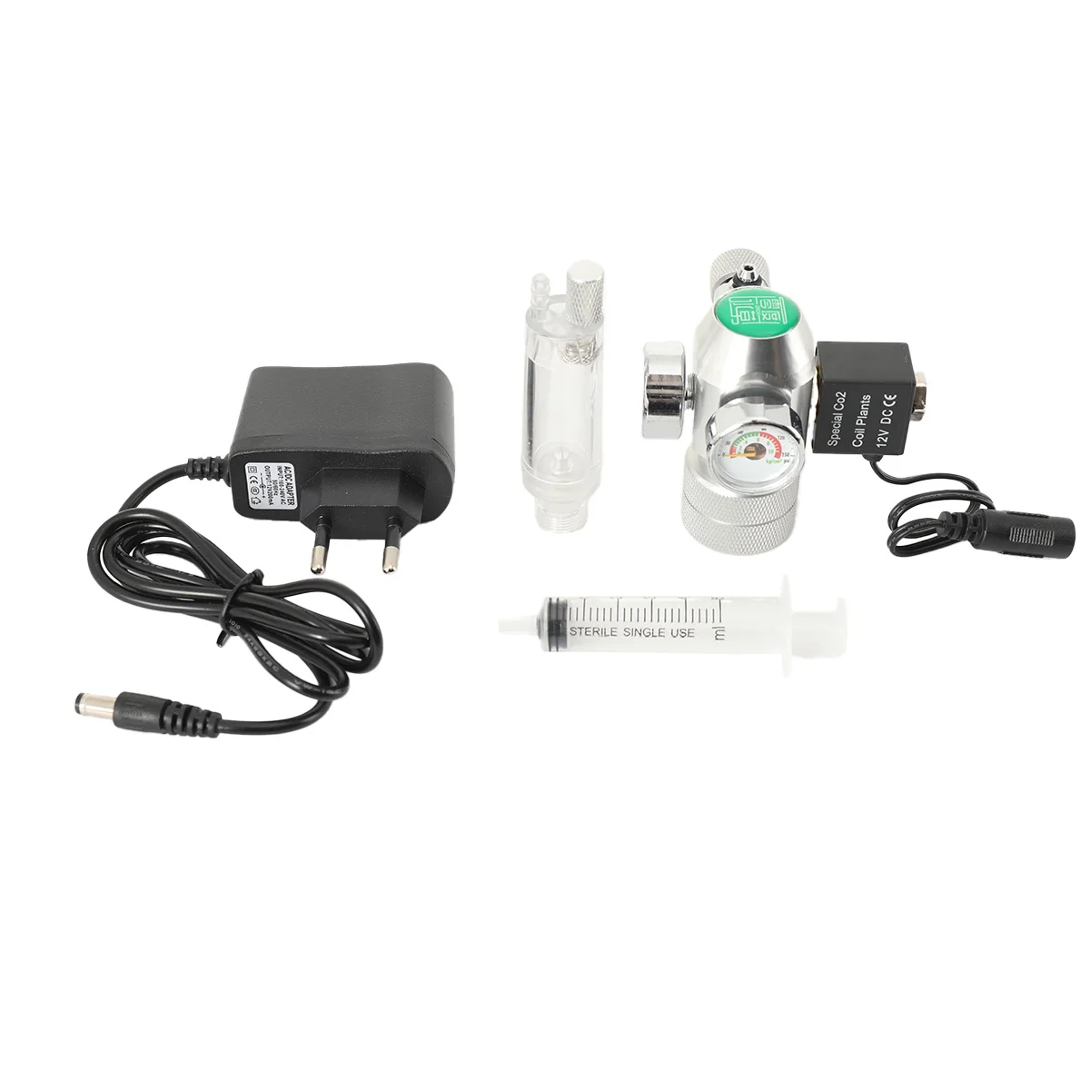Aquarium CO2-Druckminderer Magnetventil Aquarium Gasflasche Druckregler Druckminderungsventil – Detail 12