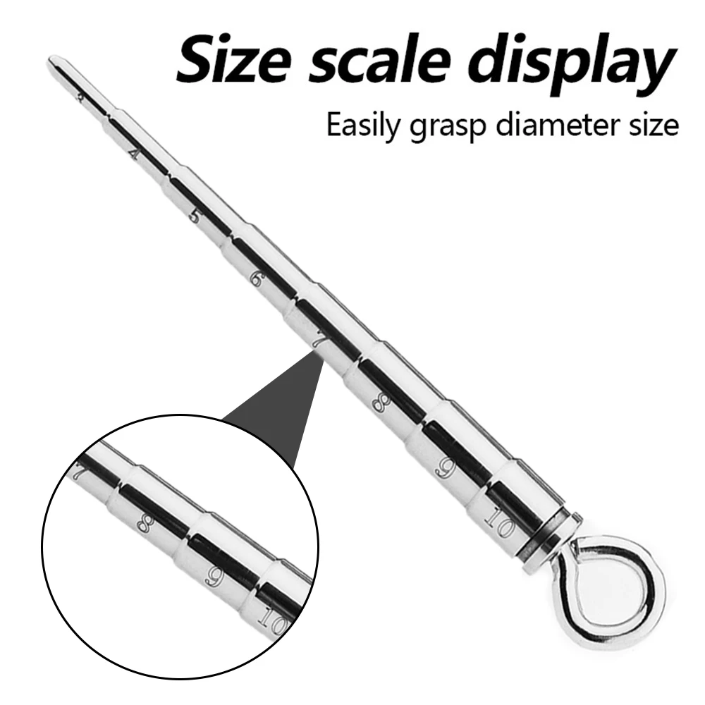 Horse Eye Stick Penis Plug Pagoda Dilatatore In Acciaio Inossidabile Uretrale Bead Urina Plugging Rod Metal Horse Eye Expander Sex Toys