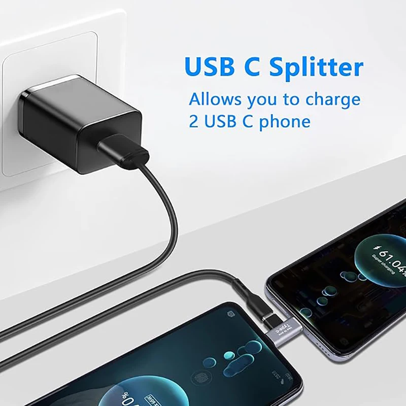 USB-C 어댑터: 3A/5V 고속 충전을 지원하는 이중 기능 알루미늄 합금 컨버터