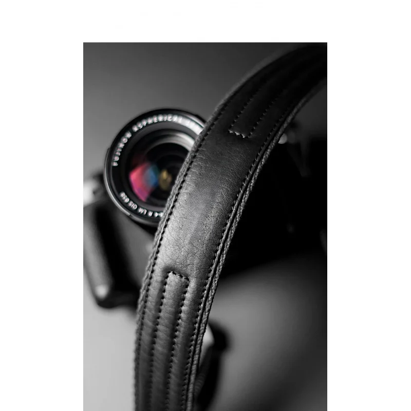 새 제품 가죽 카메라 숄더 스트랩, 캐논 R6, 5D3, 후지 XT5, 니콘, 라이카 Q3, M11 DSLR 및 미러리스 카메라에 적합합니다.