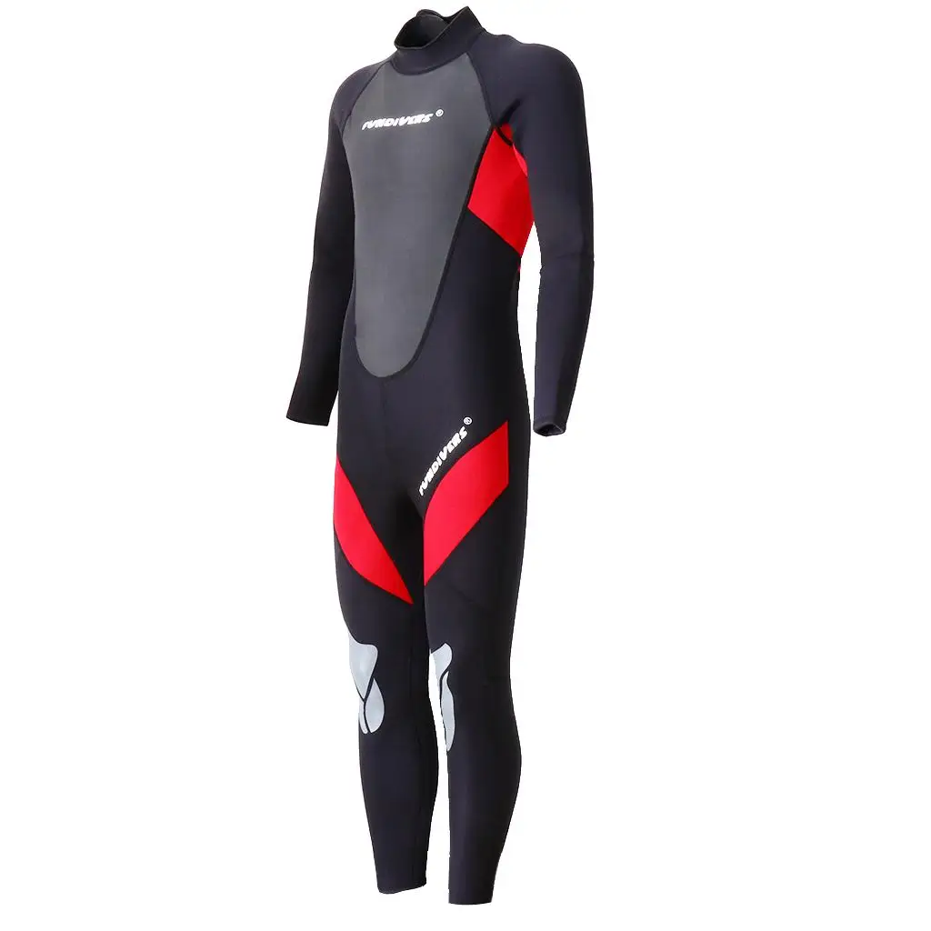Premium 3mm Neoprene Wetsuit Men Scuba Diving Winter Thermal Wetsuit Full Suit Long Sleeves for Swimming Snorkeling Diving