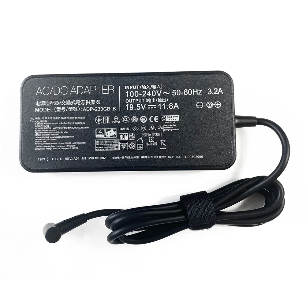 노트북 AC 어댑터 충전기, Asus Rog Strix GL703GS GL704GV, GU502LV, GM501GS, GL731GV, GU502LU, GL531GU, GL504GM, GL731GU, 19.5V