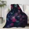 Undersea Blanket,Magic Glowing Jellyfish Underwater Blanket Soft Warm Blankets for Bed Couch Sofa Lightweight Travelling Camping 5