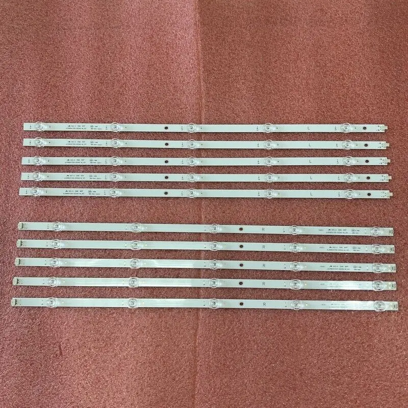 Tiras De LED De Repuesto (paquete De 10) Para Televisor Hisense 58 Pulgadas - Modelos 58R6E, 58H6550E, H58AE6100 Y Otros