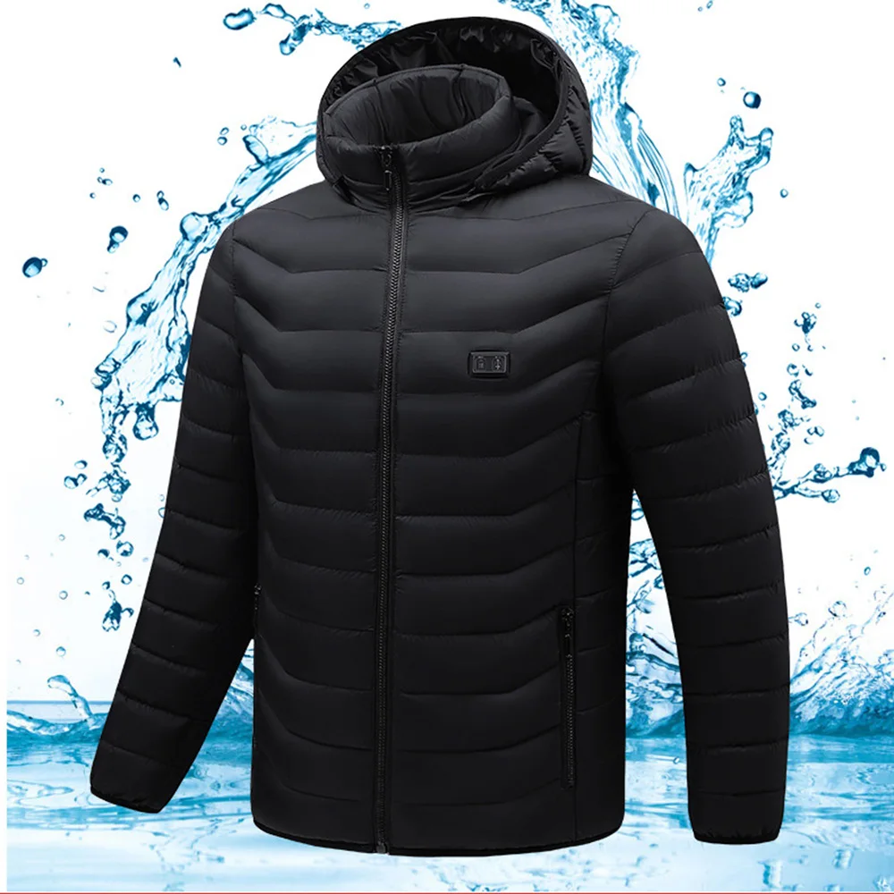 Intelligent 9-17 Areas Heating Warm Jacket Outdoor Activity Electric Heating Jacket Men's Women's Warm Winter