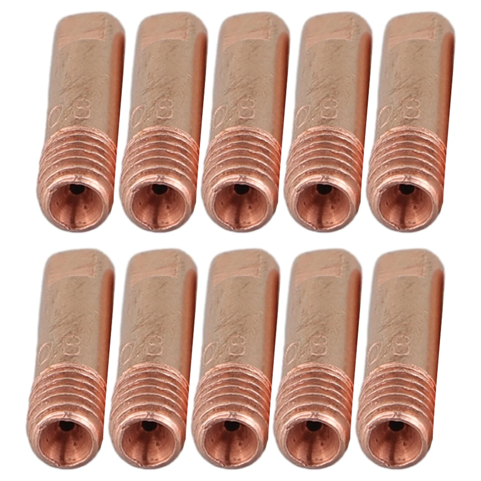 0.8/1.0/1.2mm Welding Torch Nozzle MB-15AK MIG/MAG M6 Welding Torch Contact Tips Gas Nozzle 10 Pcs welding torch nozzle