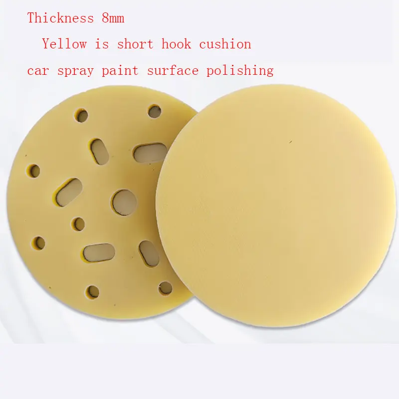

ATPRO 6 Inches150 MM 17-Hole Soft Sponge Interface Sanding Pad Sanding Machine Soft Cushio Grinding Car Polishing Spray Paint