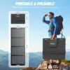 350W Portable Solar Panel for Power Station Foldable Solar Panel High-Efficiency Waterproof Solar Charger Power Backup 5