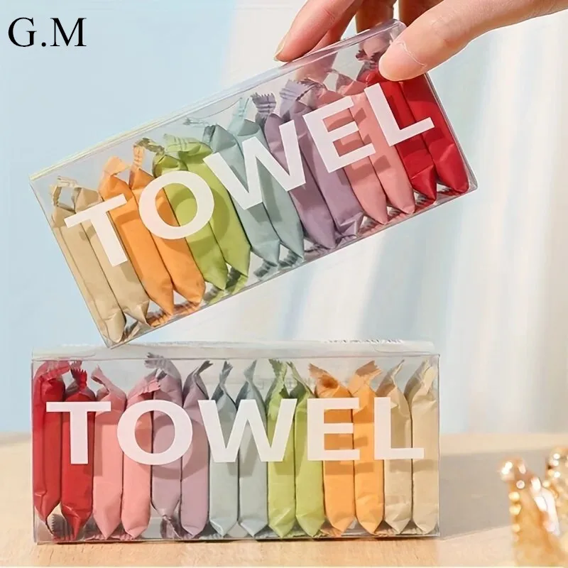 

7/14pcs Portable Compressed Disposable Towels,Thickened Compression Disposable Face Towel Perfect for Beauty Travel Home Use