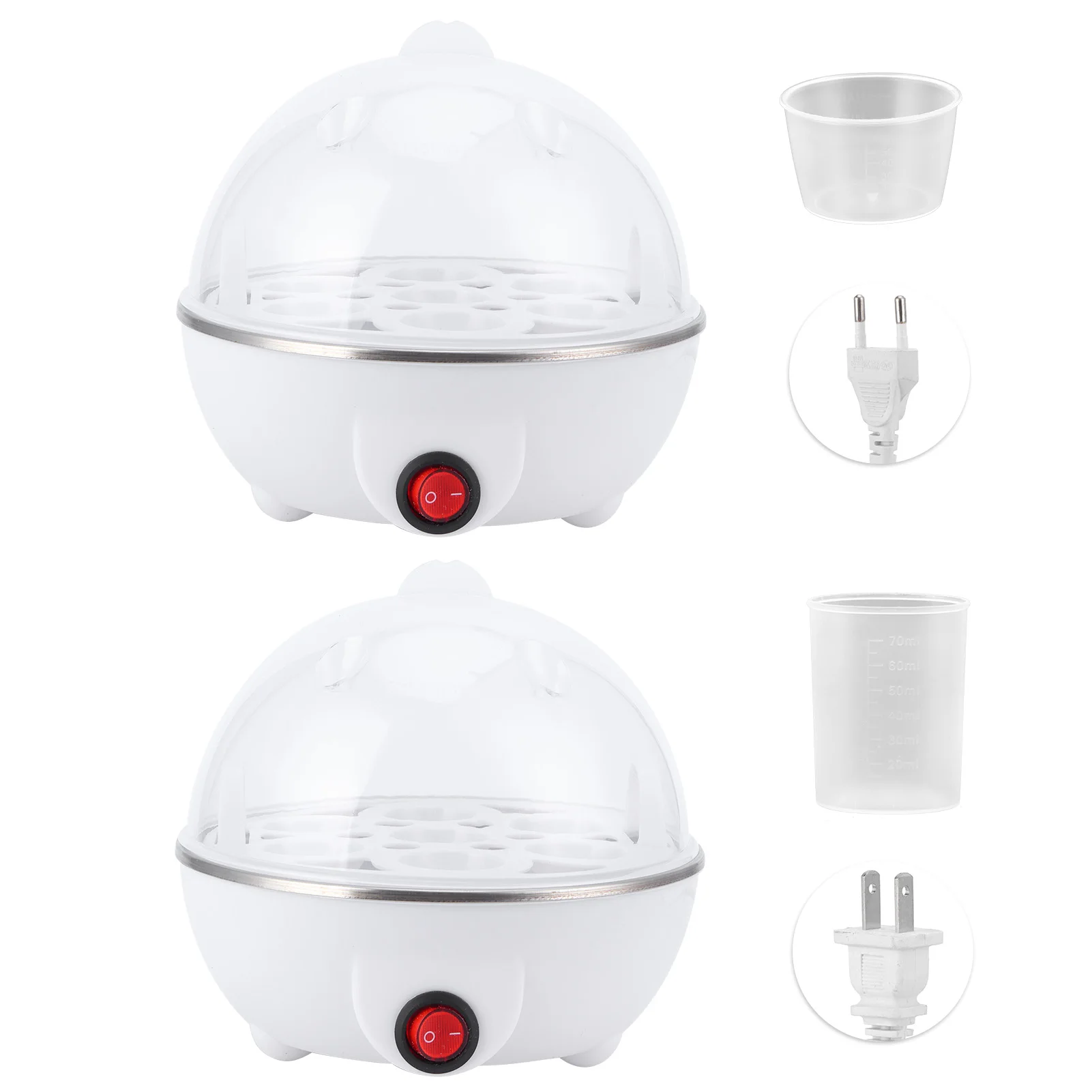 Egg Boiler Electric Egg Boiler Electric Eggs Boiler Multifunctional Mini Eggs Cooker Poacher for Kitchen Use Egg Poacher 5