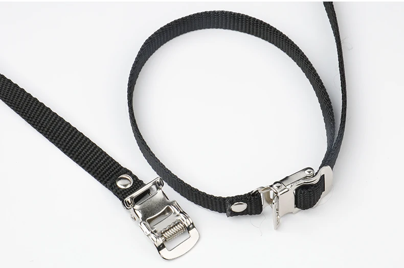Description Picture 6 of item2pcs Toe Clip Straps for Bicycle Pedal Gym Spinning Bike Footboard Harness Bands Cycling Workout Demo Shoes Tip Rope Belt