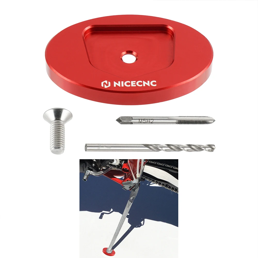 Motocross Oversize Side Kicsktand Foot Pad Kick Stand Extender Per Beta 125 150 200 250 300 350 400 450 500 Rr Rs Rr-S Xtrainer