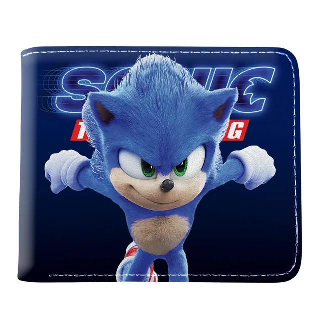 New Sonic Characters Pattern SONIC THE HEDGEHOG Wallet Sonikku za  Hejjihoggu