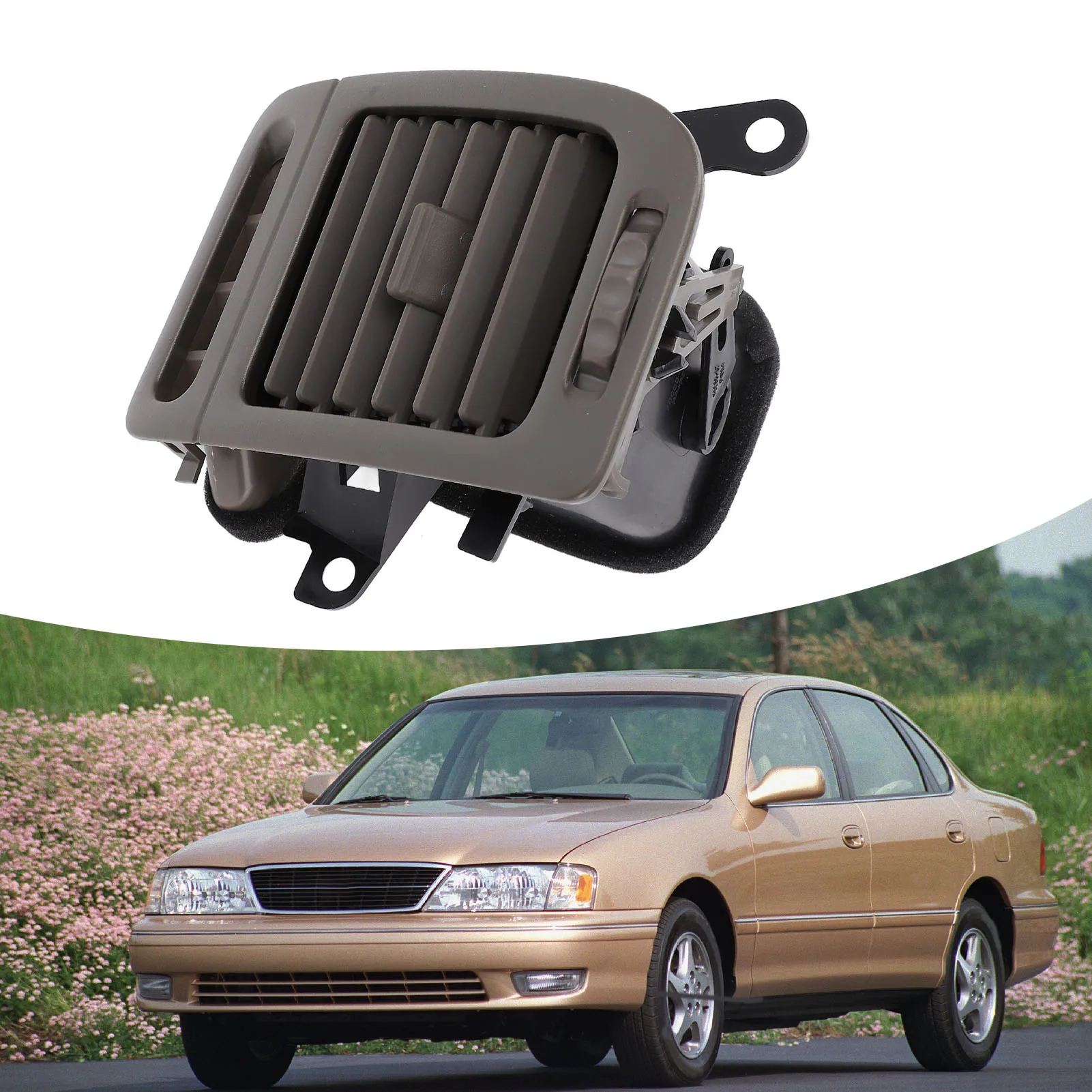 Car AC Vent Panel Dash AC Air Vent Outlet  Fit Anti Aging Enhanced Air Circulation for Avalon Pre-facelift 1995 To 1999