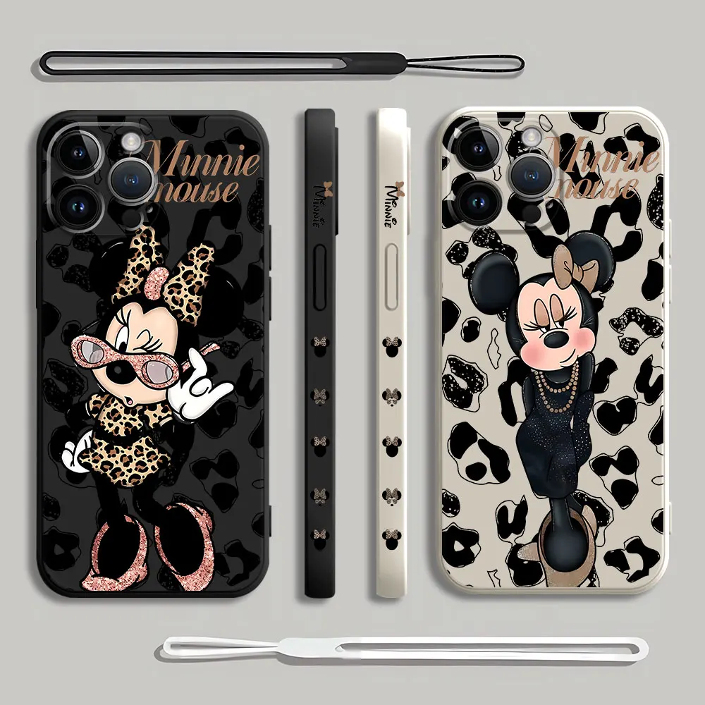 ディズニーミッキーとミニーの電話ケース,iPhone 15 pro max 13