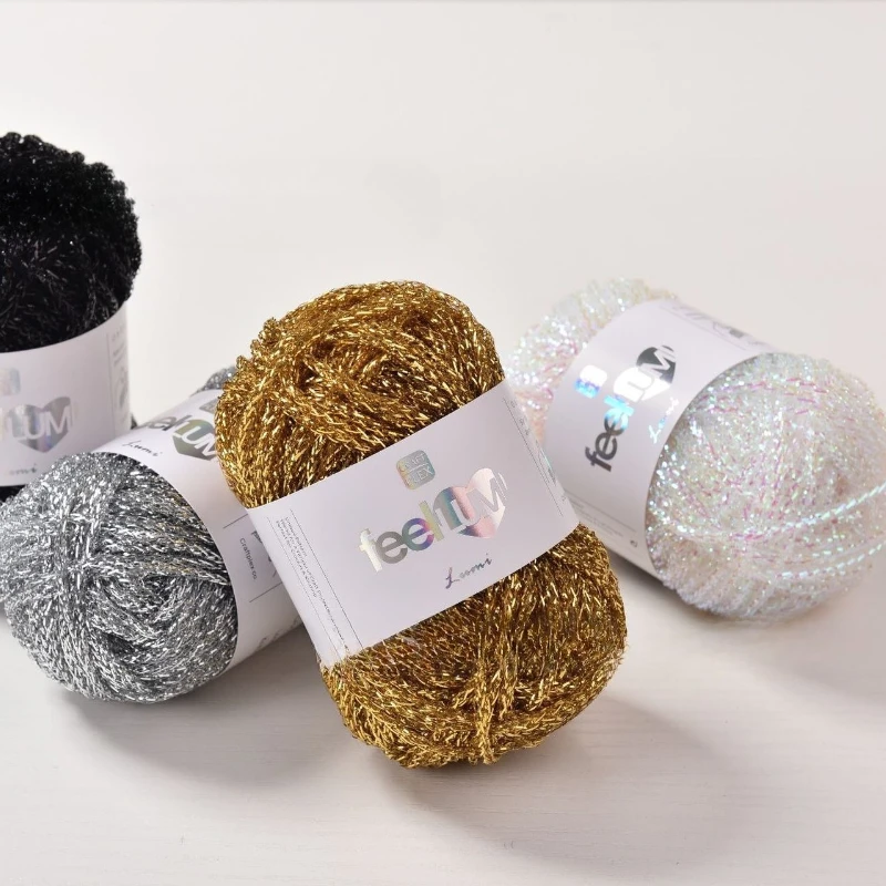 Silver Wire Hollow Core Thread for DIY Christmas Decorations