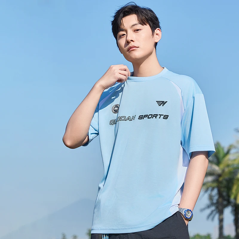 Sports Short-sleeved T-shirts for Men and Women Summer American Casual