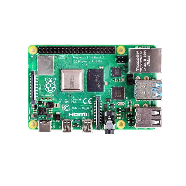 Official Original Raspberry Pi 4 Model B 4b Dev Board or Kit(G) RAM 1GB 2GB 4GB 8GB Core CPU 1.5Ghz 3 Speeder Than Pi 3B+ 3