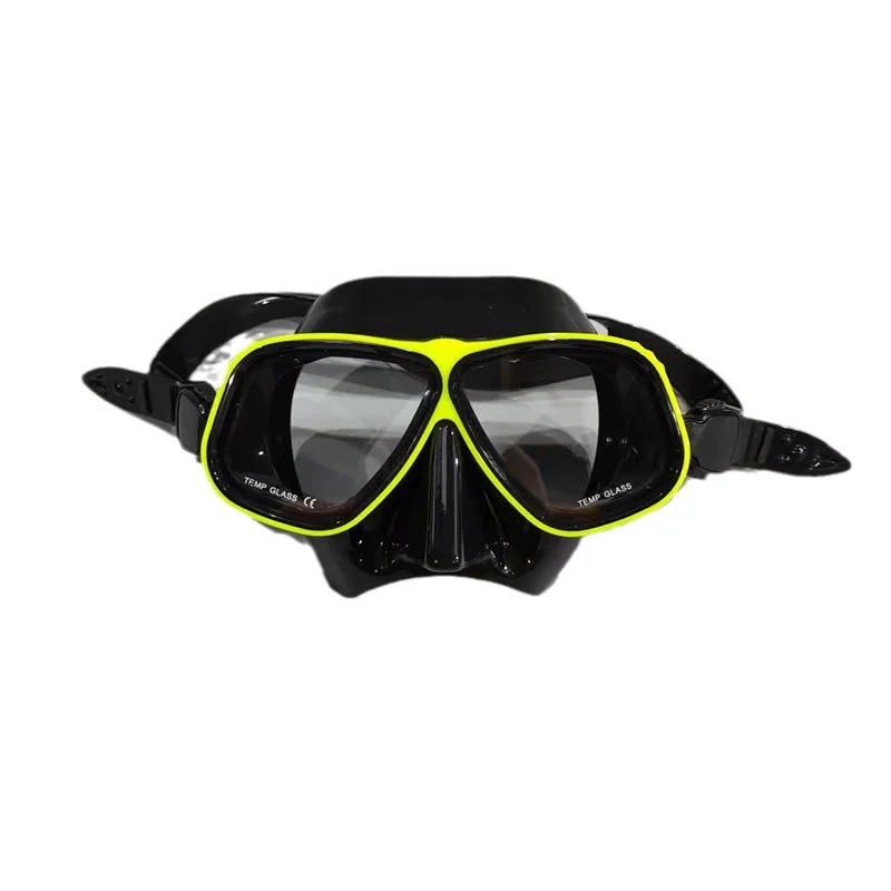 Diving mask Plastic-alloy frame scuba equipment snorkeling goggles Tempered glass 5