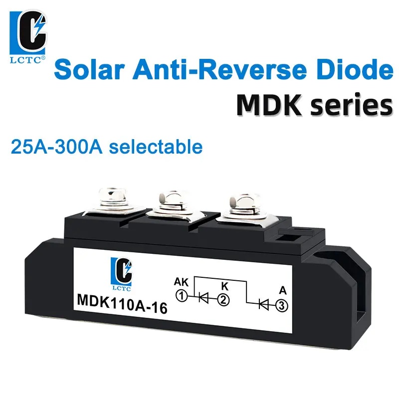 

MDK25A 55A 110A Photovoltaic Solar Anti-Reverse Diode DC Unidirectional Anti-Reverse /Current Backflow Prevention