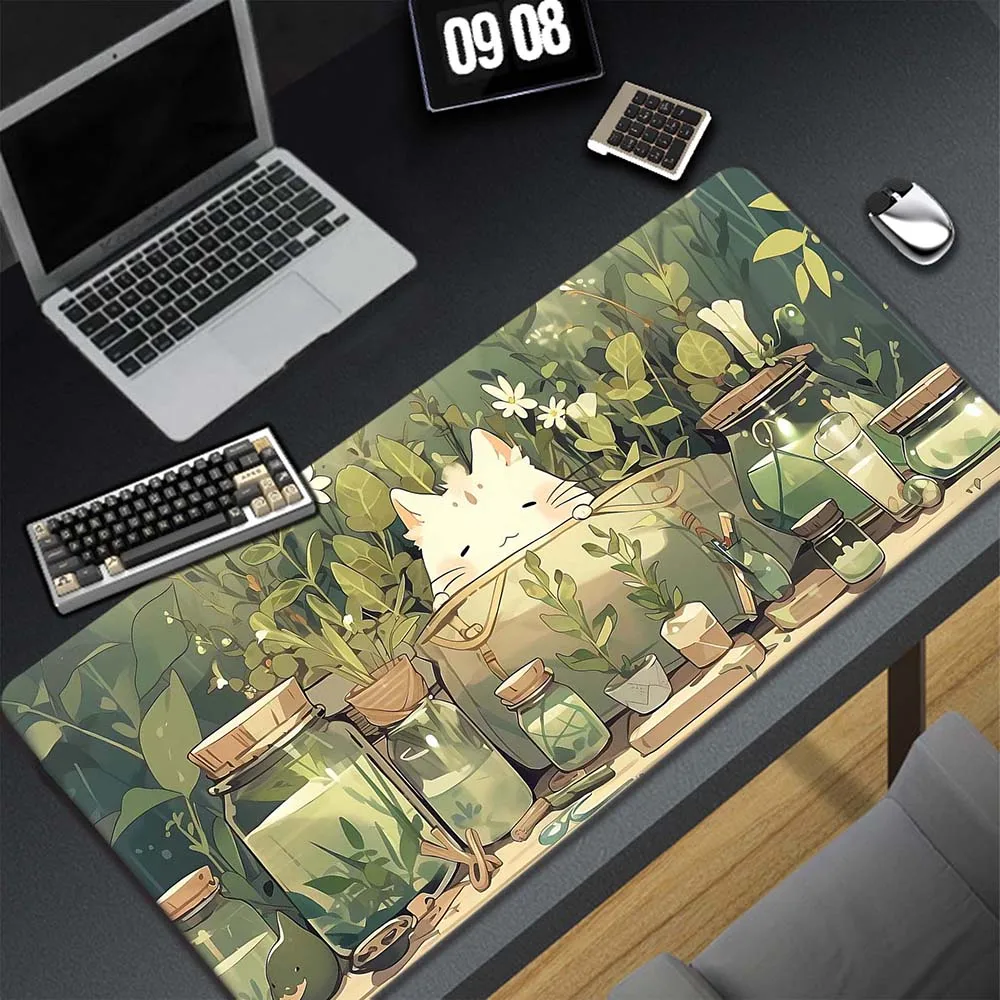 

Cute Kawaii Large Mouse Pad Pc Gamer Mousepad HD Print Gaming Keyboard Pads XXL Table Carpet Rubber Desk Mat Anti-slip Mause Pad