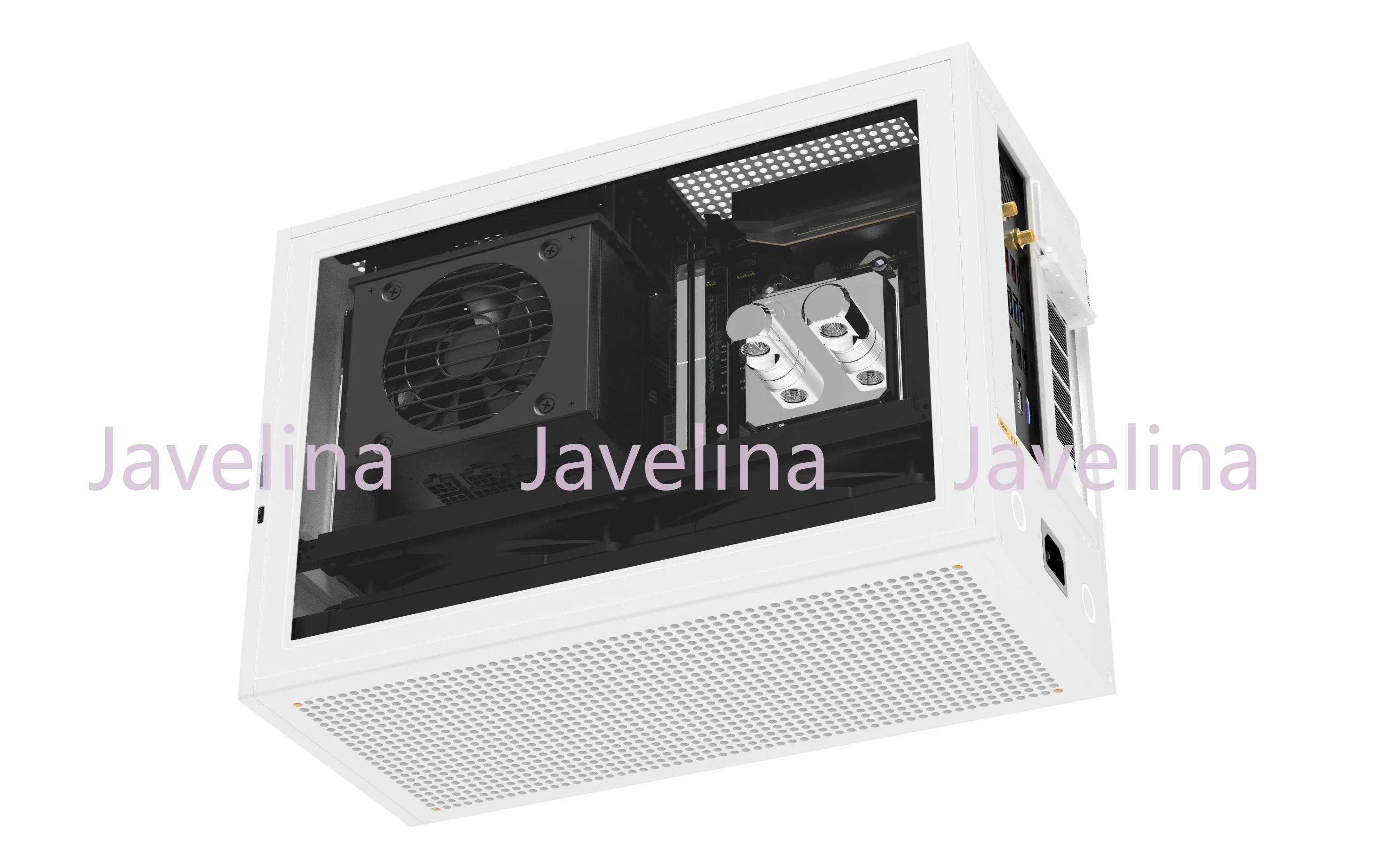 Acat Xpro 3.0 - ホワイト ミニITX ケース SFF 3.0 In Stock] Acat xpro chassis, 280 water-cooled three slot