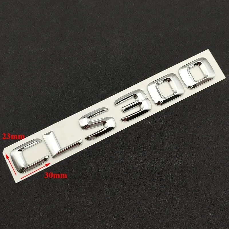 크롬 자동차 트렁크 레터링 배지 3D CLS 53 63 300 320 350 400 450 500 엠블럼 로고 (CLS 시리즈 W218 W219 C218 C257 악세사리)
