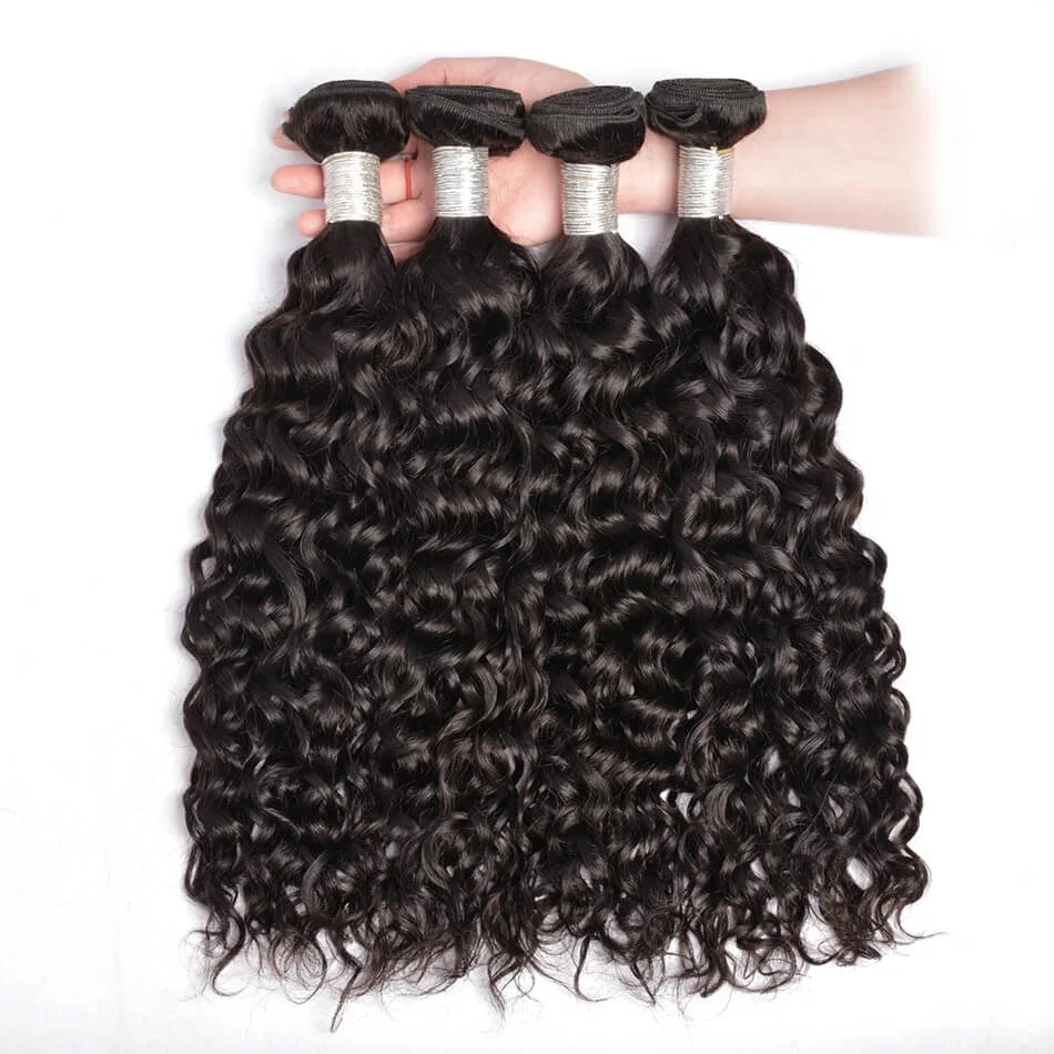 Brazilian Virgin Human Hair 1 Pcs Water Wave Brazilian Hair Weave Bundles 8A Beauty Products Human Extensions