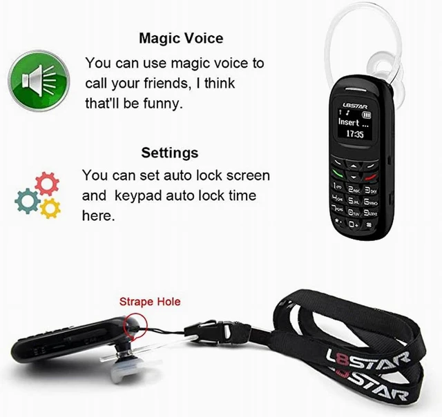 Mini Téléphone Portable L8star BM70 - Bluetooth, Changeur de Voix, Dual SIM  - FR