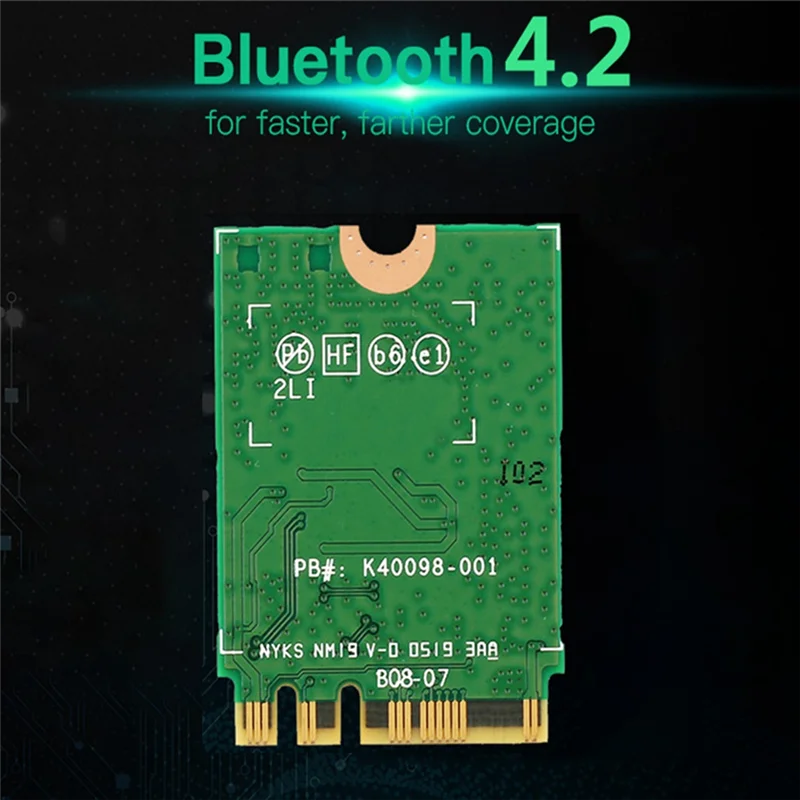Carte réseau fil 5.0 1730Mbps M.2 Wifi Adapter avec antenne 9560NGW