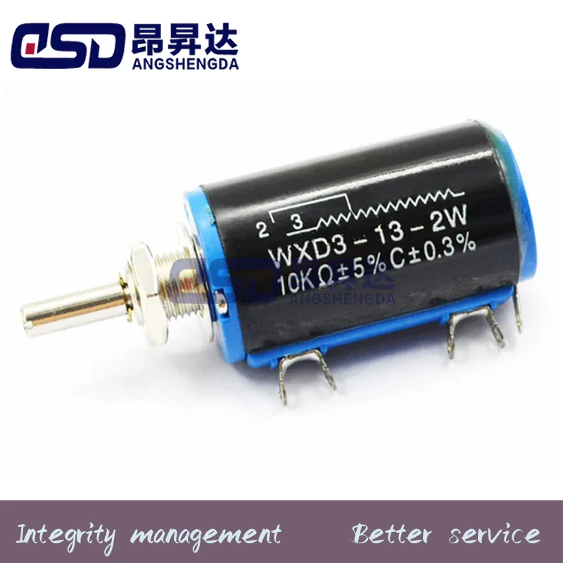 

2 шт., резьбовой многооборотный потенциометр