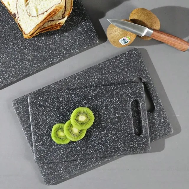 Marble Texture Antibacterial PP Cutting Board – Dishwasher Safe 2
