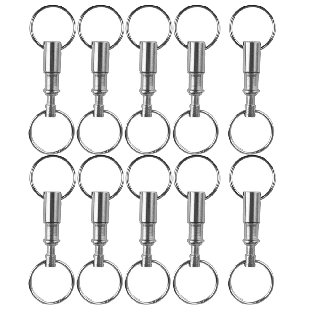 

Разборные кольца для ключей, легко отсоединяемые двойная пружина, раздельная застежка, отдельный брелок для ключей, аксессуар