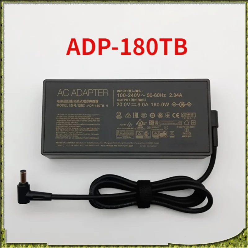 

ADP-180TB H Laptop Power Charger 180W AC Adapter 20V 9A 6.0*3.7mm for ROG Zephyrus GA502DU GA502D GA502 ROG 14 GA401I G14 G15