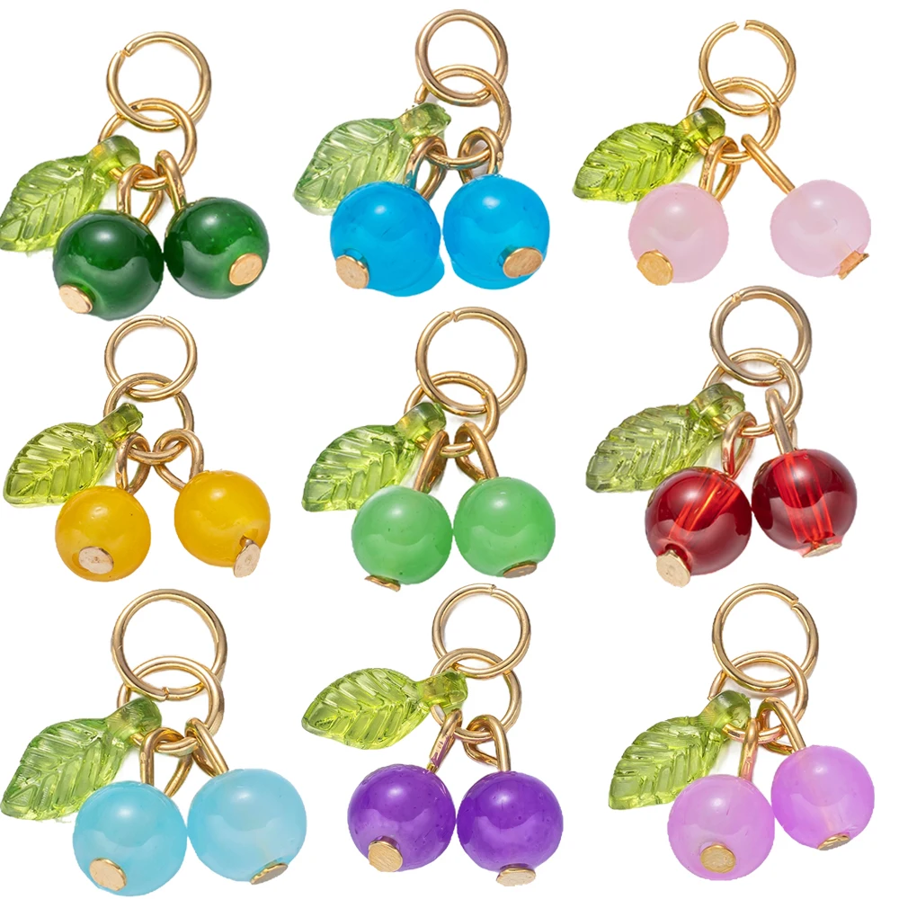 CJIAYUJEW Set Gioielli In Acrilico 3D A Forma Di Fragola: Collana Con Ciondolo E Orecchini A Clip, Rosso, Simpatico E Giocoso