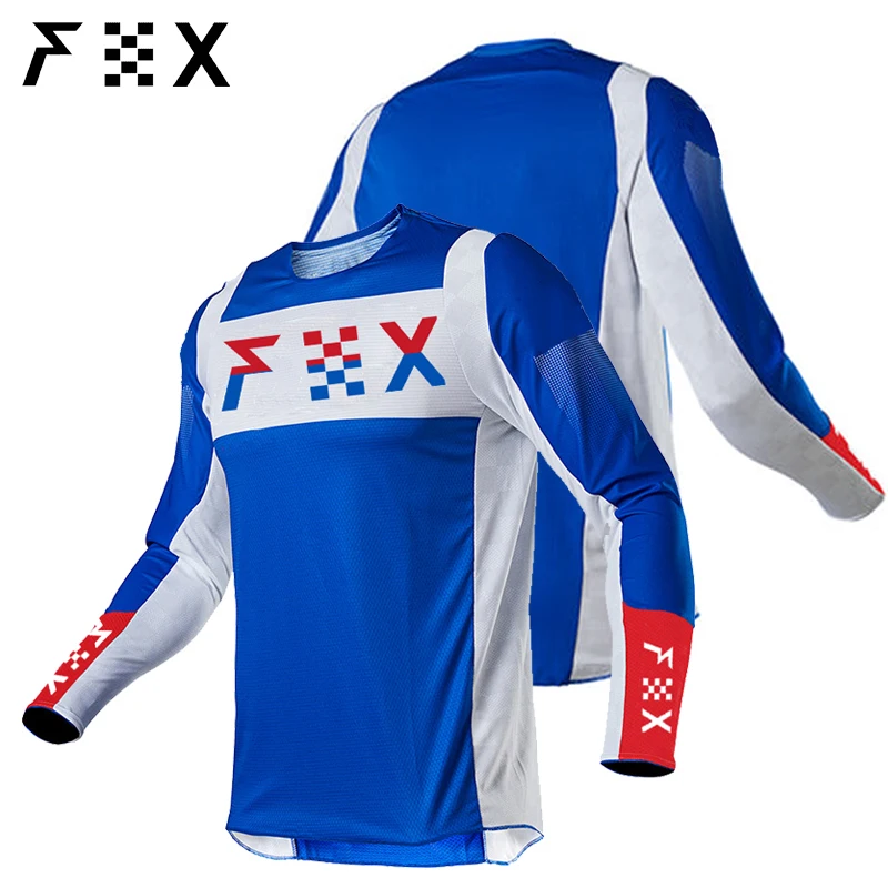FHX Downhill Jersey Motocross Shirt Bike Jersey Racing Mountain Bike Polera Mtb Motorcycles DH Sport Long Sleeve
