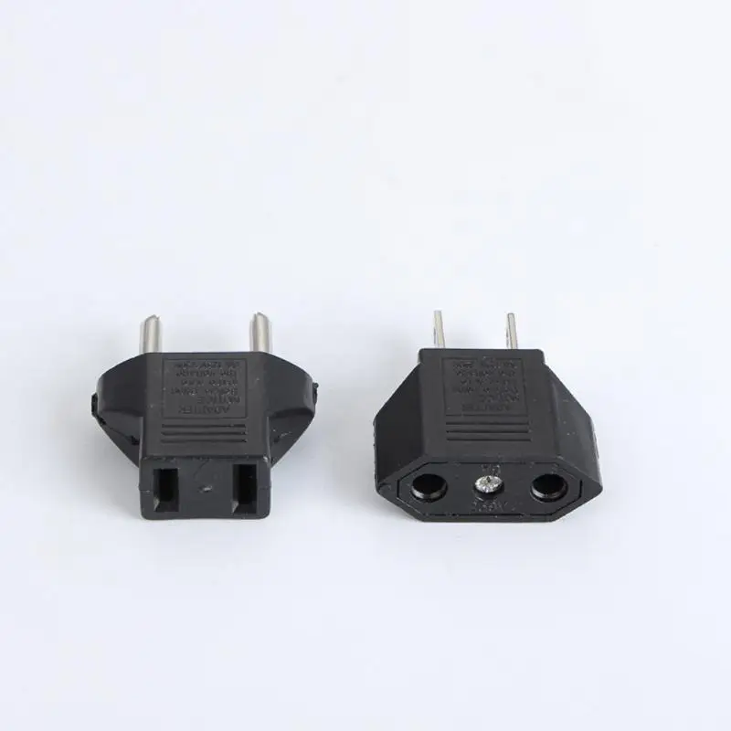 Plug Adapter 1/2PCS 4.0/4.8mm EU US To Euro US Converter American Socket Travel Household Power