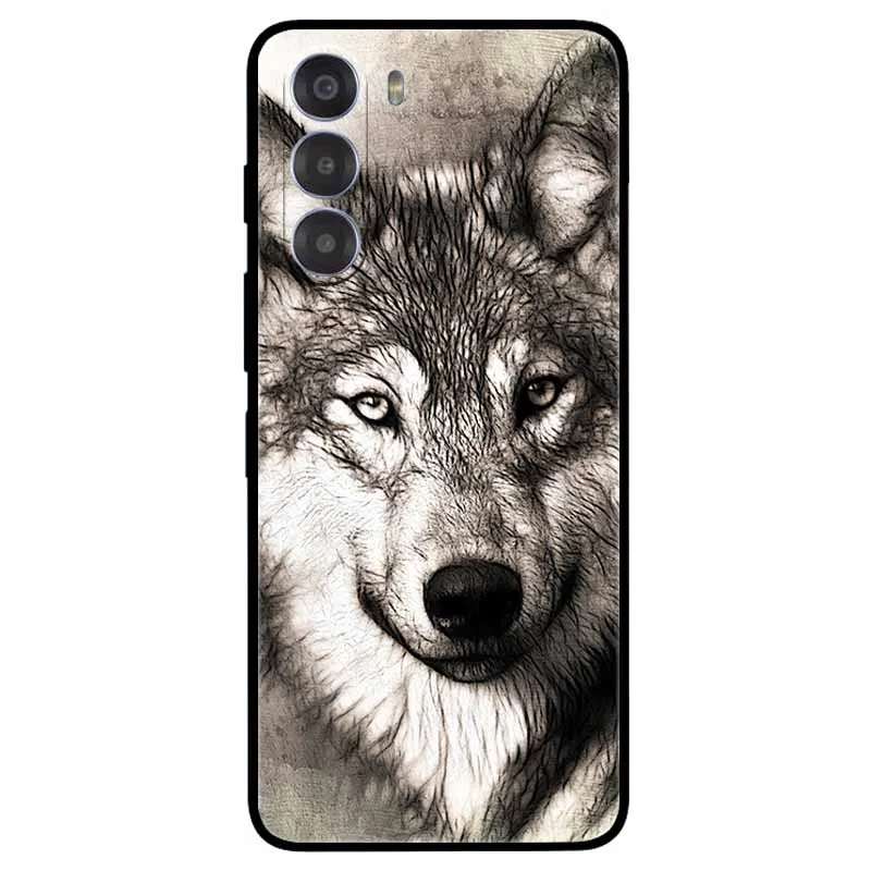 Cute Cartoon Soft TPU Silicone Phone Case - Painted Cat Design