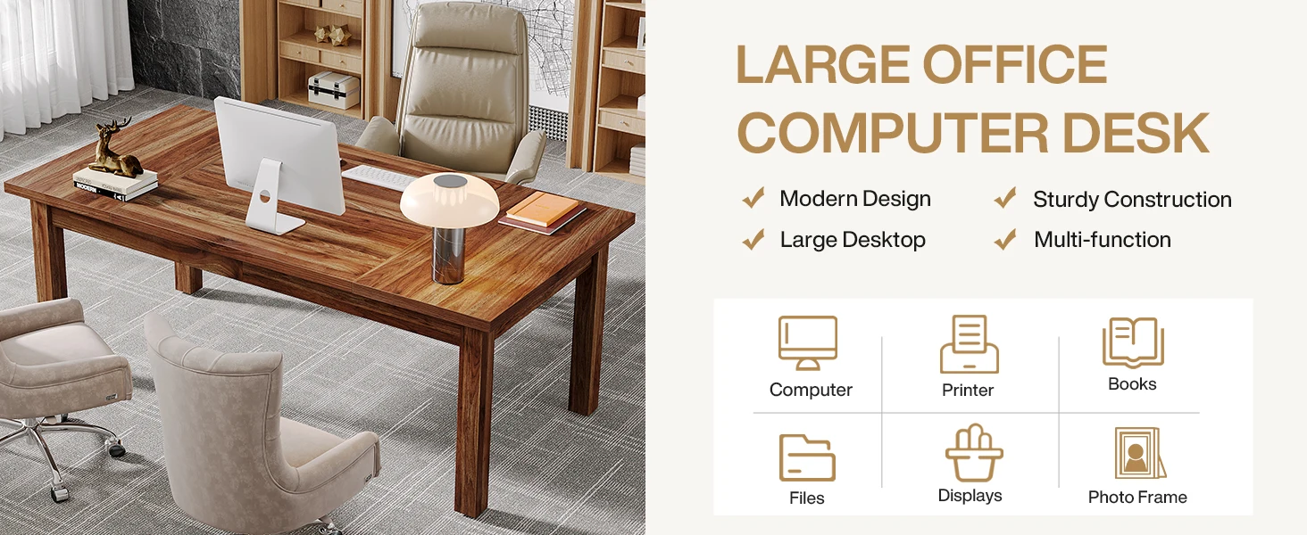 Tribesigns 70 Inch Large Desk