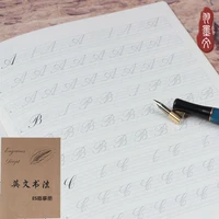 ES / Gothic English Calligraphy Copywriting Practice Copybook Student Workbook Elegant Font 24 Pages 1