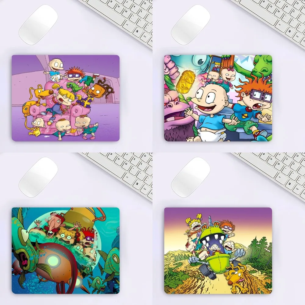 Cartoon R-Rugrats F Mousepad Office Large Mouse Pc Computer Game Piccola Tastiera Tappetino Antiscivolo In Gomma X
